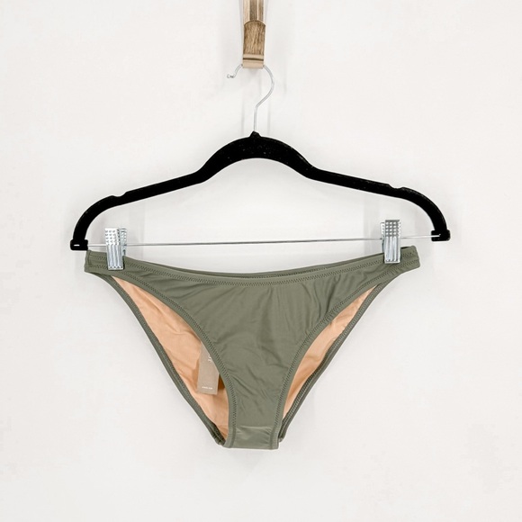 J. Crew Green Bikini Bottoms Classic Swimwear - Picture 1 of 3
